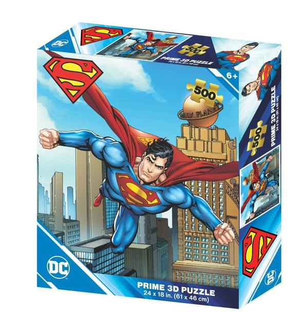 Prime 3D Puzzles Prime 3D DC Comics Superman 500 Piece Puzzle