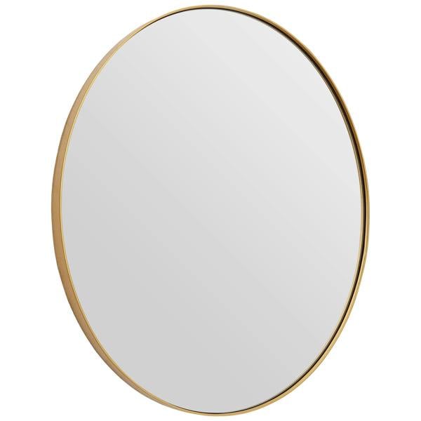 Interiors by Premier Helen Medium Gold Finish Oval Wall Mirror