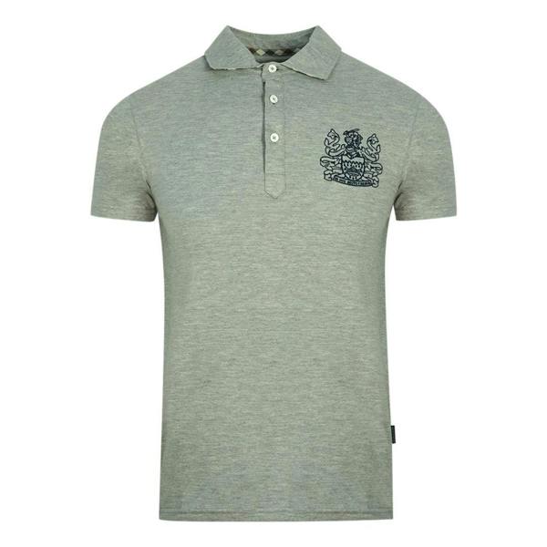 Aquascutum Unisex Adult Aldis Chest Logo Polo Shirt - Grey - 