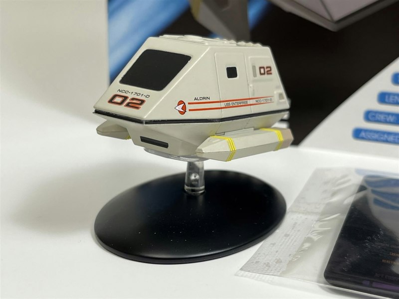 Eaglemoss Star Trek Type 15 Shuttle NCC 1701 with booklet Magazine Startrek4