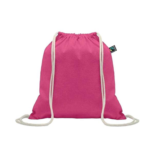 MidOcean Osole Cotton Drawstring Bag - Fuchsia - 