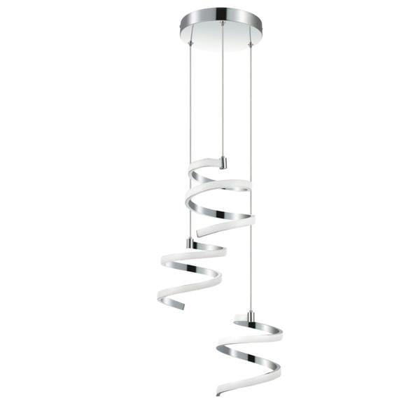 COSYLYTE Nyah 3 Light LED Spiral Cluster Pendant Light