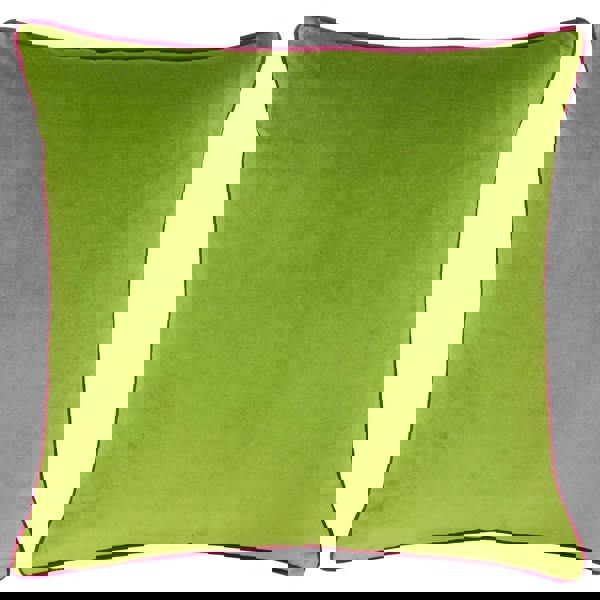 Riva Home Meridian Cushion Cover - Lime/Hot Pink
