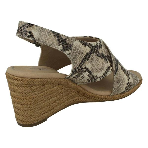 Clarks Ladies Clarks Slingback Wedge Heel Sandals Lafley Alaine