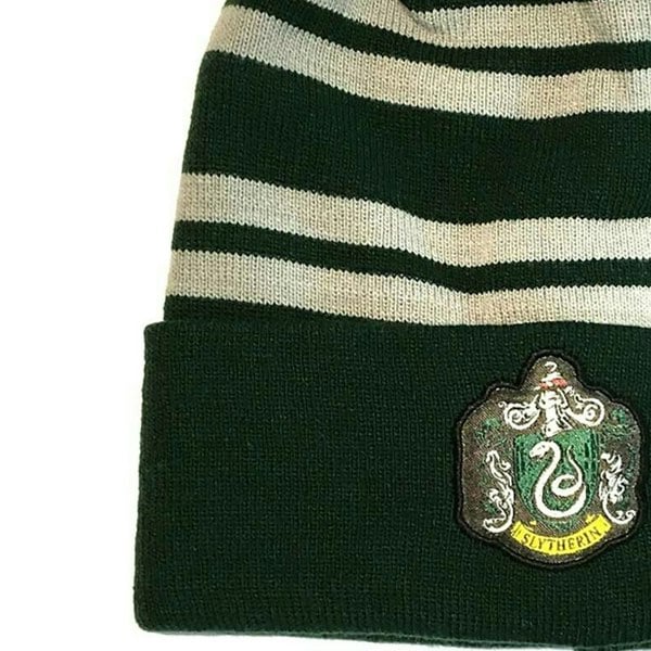 Harry Potter Slytherin Beanie - Green/Silver