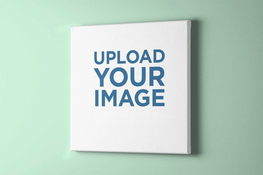Benjamin Tate Design Your Artwork/Image/Photo printed to Square Canvas print