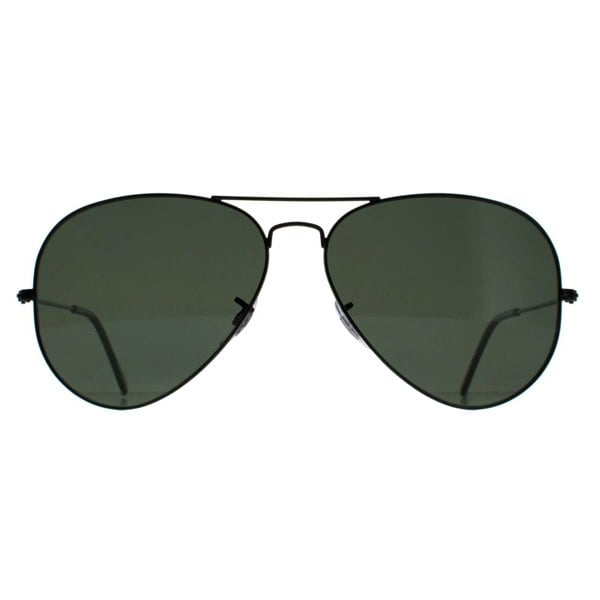 Ray-Ban Sunglasses Aviator 3025 Black Green Polarized 002/58