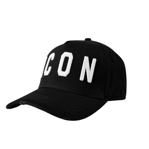 DSquared2 Mens Icon Icon Baseball Cap - Black/White - 