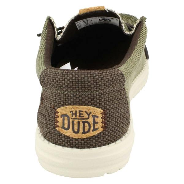 HEYDUDE Mens Hey Dude Lace Up Casual Shoes Wally Braided