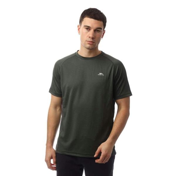 Trespass Mens Niles Active T-Shirt - Green