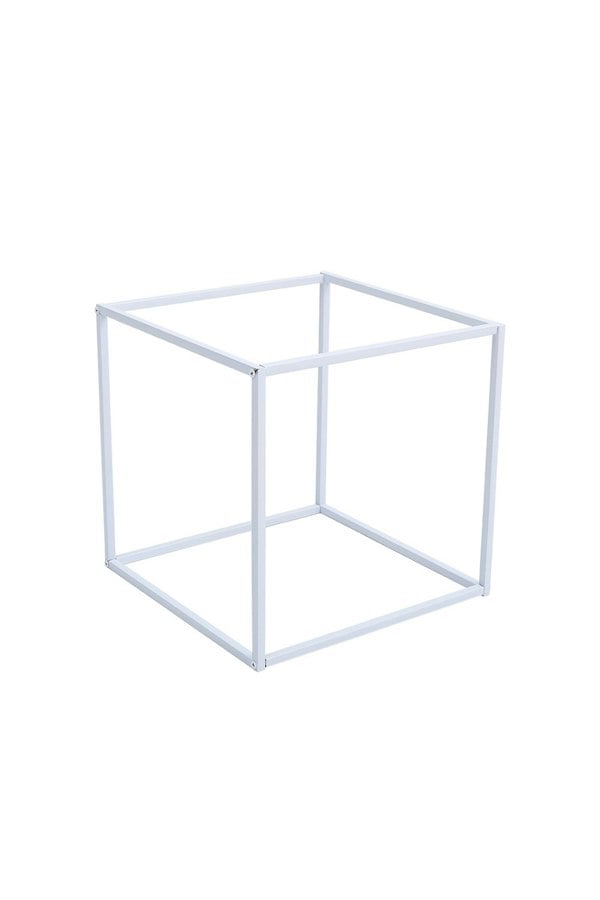 Living and Home Metal Flower Stand Rack for Wedding Decor 28cm*28cm*28cm