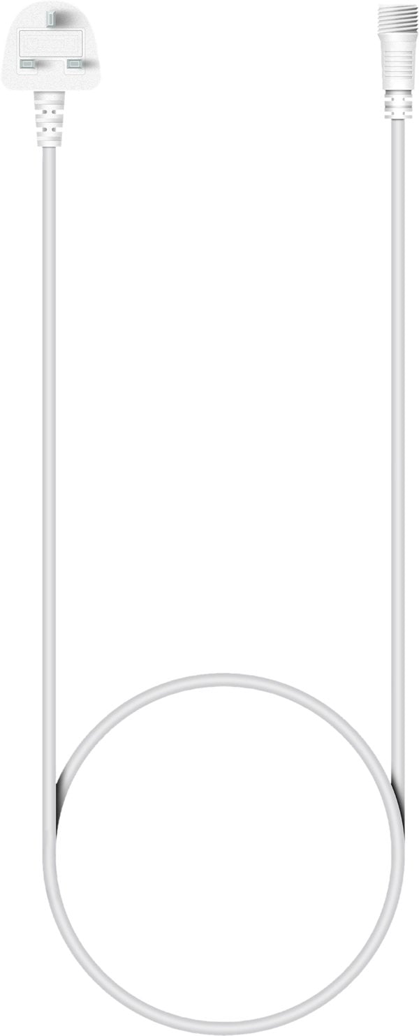 Eagle Connect 2m Cable Mains White Rubber