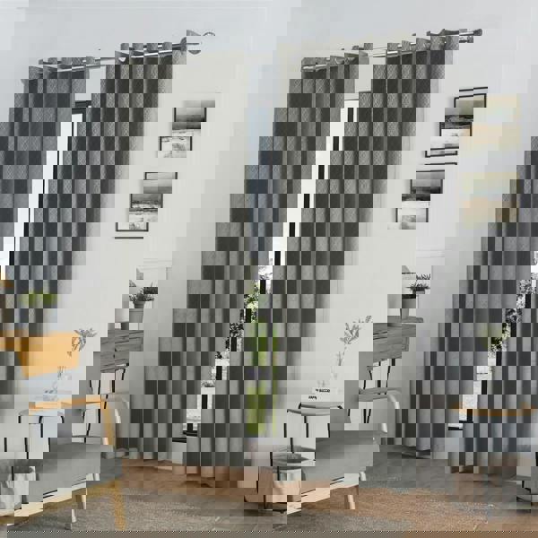 Luxury Living Temple Velvet Ring Top Blackout Curtains