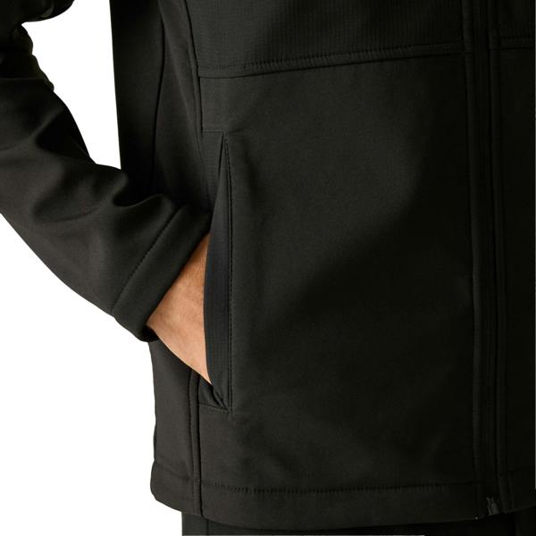 Regatta Professional Unisex Adult Recyclable Soft Shell Jacket - Black - 