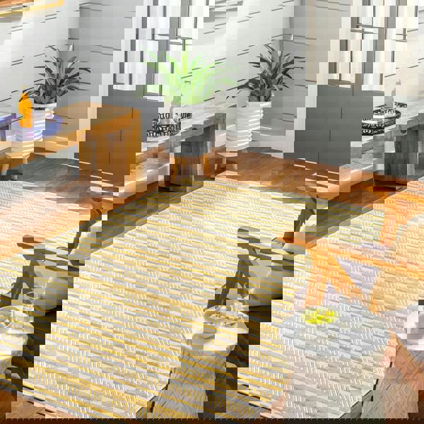 Livabliss Eagean-Global Yellow Ivory Off-White In- & Outdoor Rug