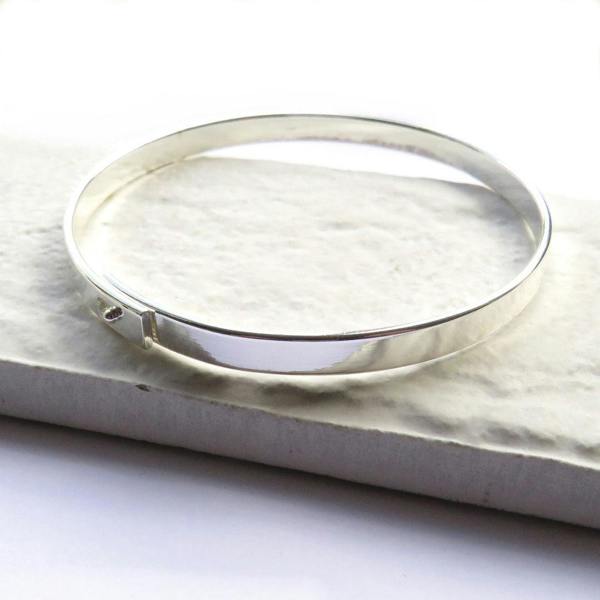 Aye Do Gifts Silver Thin Bangle