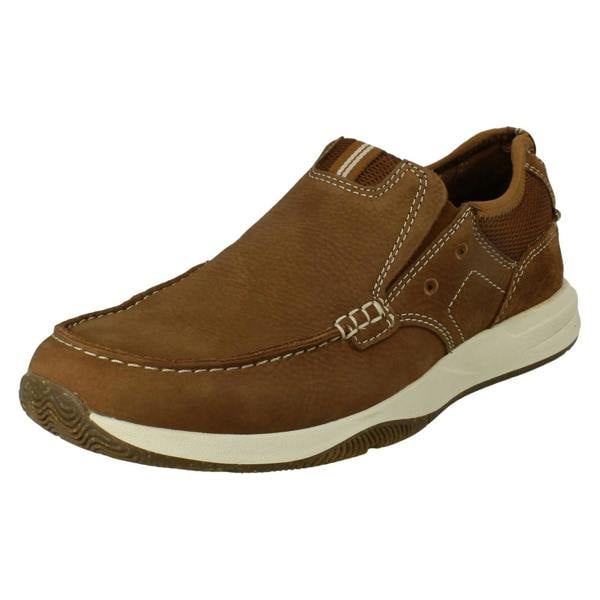 Clarks Mens Clarks Casual Slip On Shoes Sailview Step