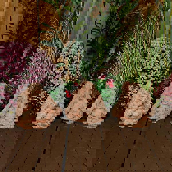 Set of 3 Wise Monkeys Garden figurines 