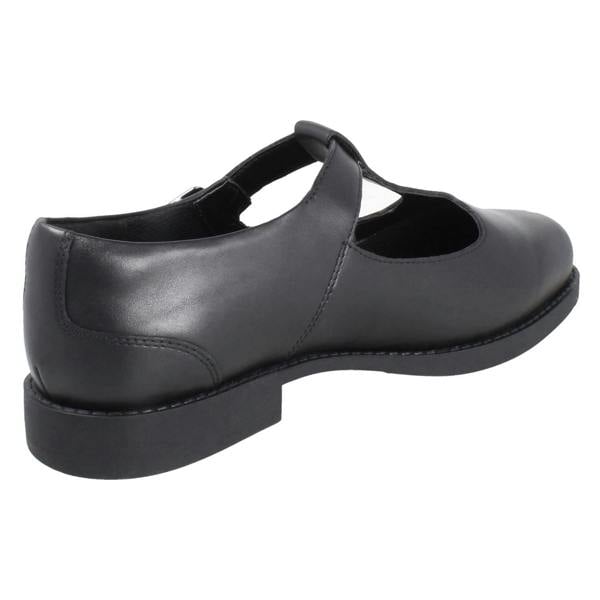Clarks Girls Clarks Classic T-Bar School Shoes Tapa Hope