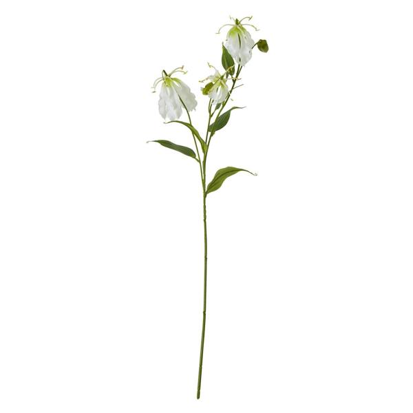 Wyld Haus Set of 3 Artificial Flowers Cream Gloriosa Sprays
