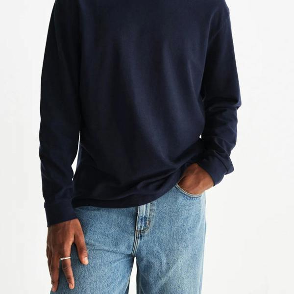 Wax London Hayden Textured Long Sleeve T-Shirt