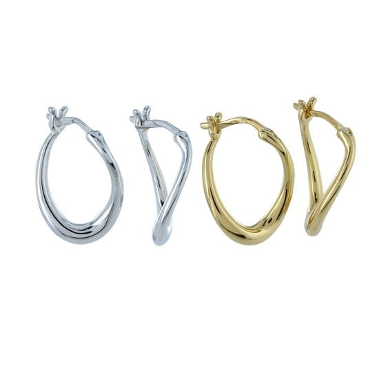 Reeves & Reeves Elipse Hoop Earrings