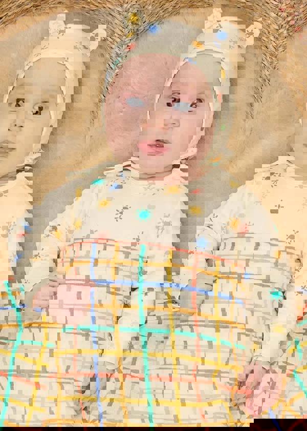 The Bonnie Mob Dreamy & Ditto Set - Baby Playsuit & Muslin Swaddle Blanket Gift Box