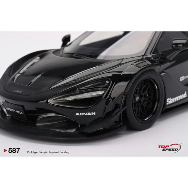 MCSlots McLaren 720S LB Works Black Tas 2024 1:18 Scale Topspeed TS0587