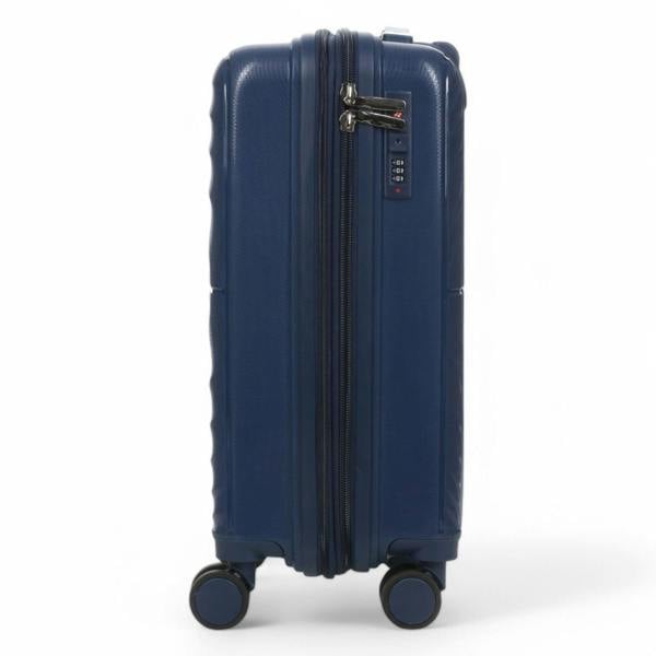 Snowball Hard Shell Cabin 55 x 37 x 22 cm PP Suitcase Luggage Suitable for Easyjet, Ryanair