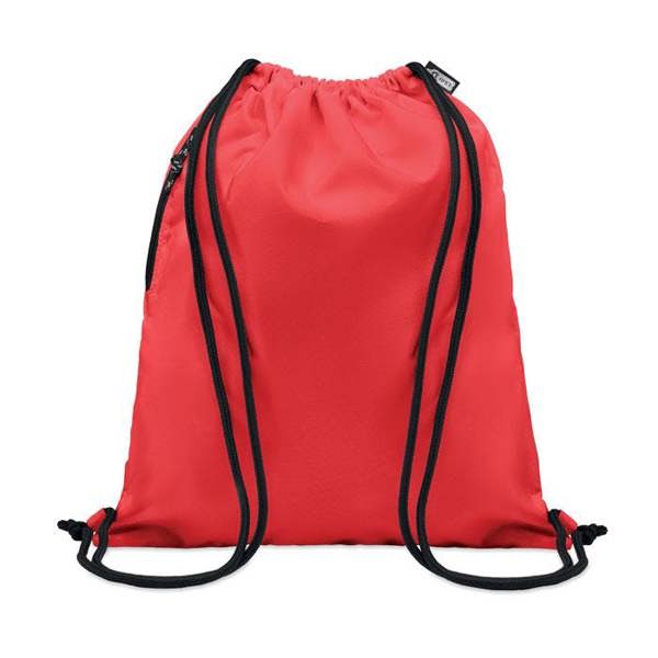 MidOcean Night Large RPET Drawstring Bag - Red - 