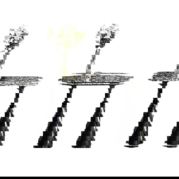 Gordon Dining Table, Black & Marble-Rit Concept-Rit Concept