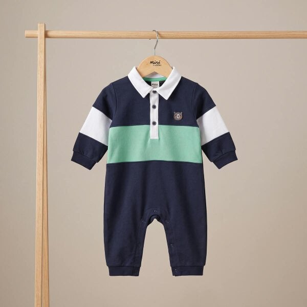 Mini Cuddles Colourblock Romper (Multicolour)