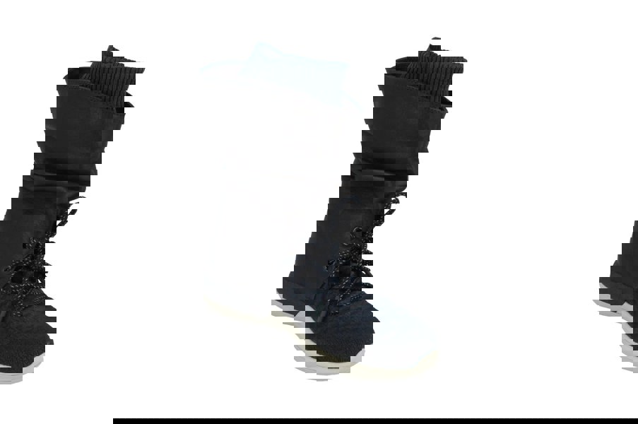 Nike Womens Roshe Two Hi Flyknit Trainers 861708 Sneakers Boots  400 - College Navy 400 - Photo 3