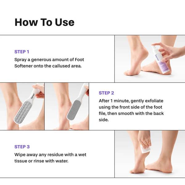 BAREN Foot Callus Eraser Home Kit