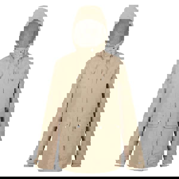 Regatta Womens Broadia Waterproof Jacket - Barleycorn/Light Vanilla