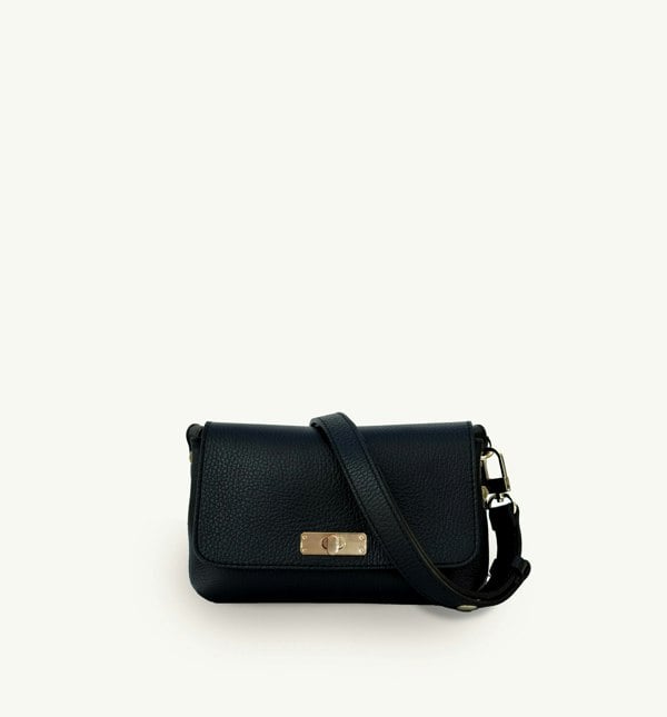 Apatchy London The Maisie Leather Bag - Black