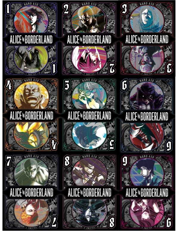 VIZ Media Alice in Borderland 9 Books Collection Set (Volumes 1-9) by Haro Aso