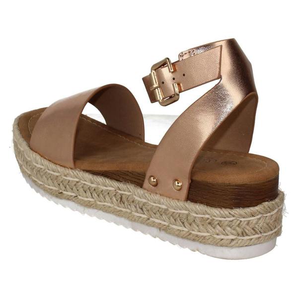 Savannah Ladies Savannah Ankle Strap Wide Fit Sandals F12042