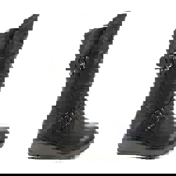 Heavenly Feet HANNAH4 Womens Mid Calf Boots Black