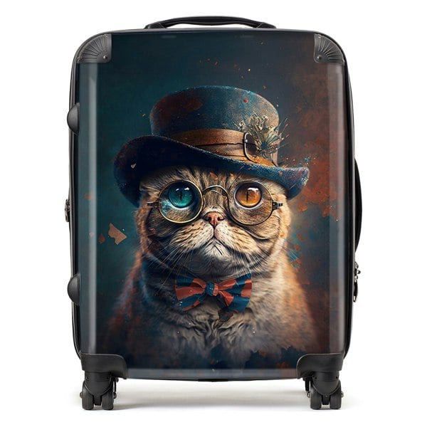 Warren Reed Scottish Fold Cat Splashart Suitcase