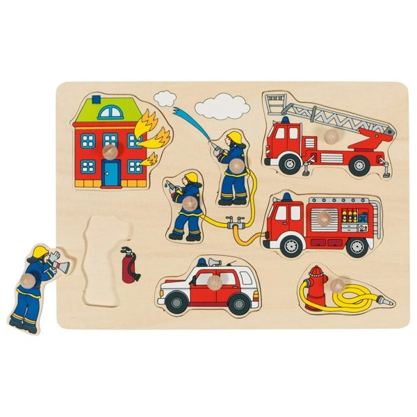Goki Lift-out Puzzle - Fire Brigade