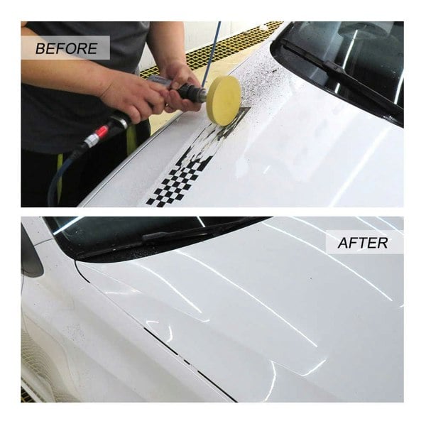 removing stickers from car paint