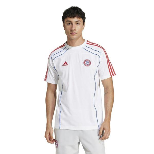 Adidas Mens FC Bayern Munich T-Shirt - White - 