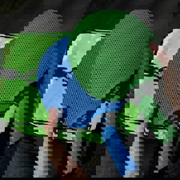 Donic-Schildkröt Alltec Hobby Table Tennis Bat and Balls Set - Blue & Green Bats