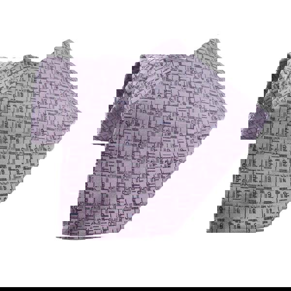 Dunhill luxurious silk tie in a longtail logo with contrasting scattered d