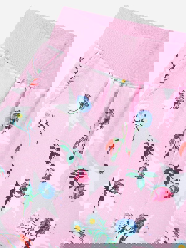 Monnalisa Girls Stars And Flower Shorts in Pink