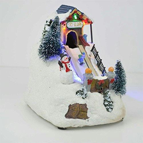 17cm Christmas LED Musical Light Up Nativity Sculpture Set for Indoor Home Display image 6