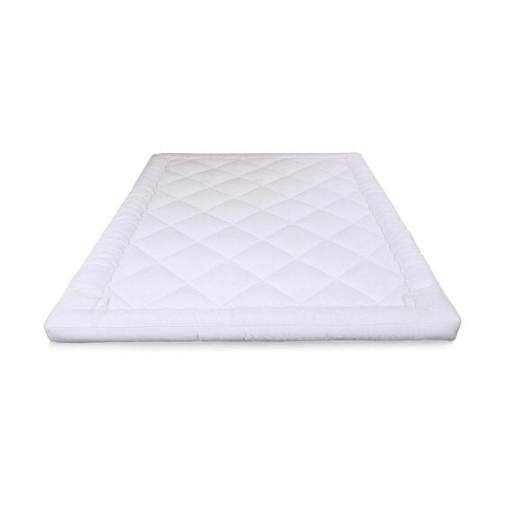 Neo Super King Mattress Topper Soft Memory Foam Plush Bounce Fibre Breathable Diamond Quilted Fabric AntiSlip Corner Straps Secure Fit All Bed Sizes