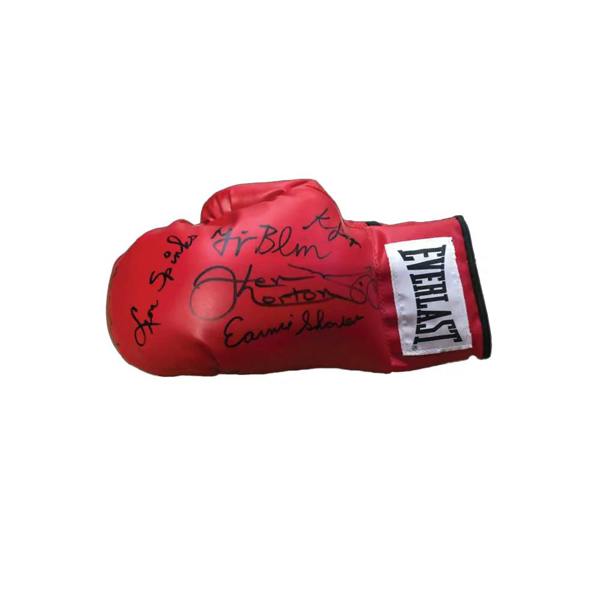 Unbranded Muhammad Ali opponents signed boxing glove by 7 — Unframed