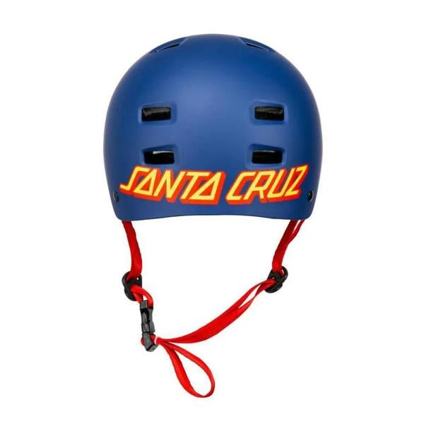 Bullet X Santa Cruz Skate Helmet Strip Logo Blue